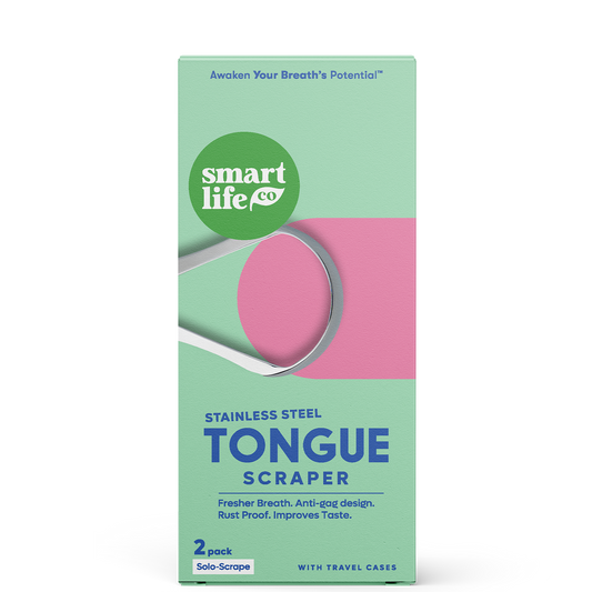 Eco-friendly stainless steel tongue cleaner and bonus travel cases