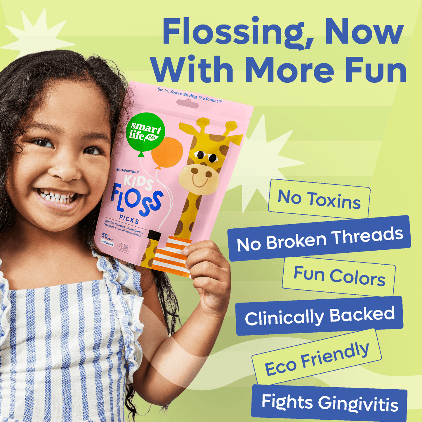 Kids Flossers - Mint