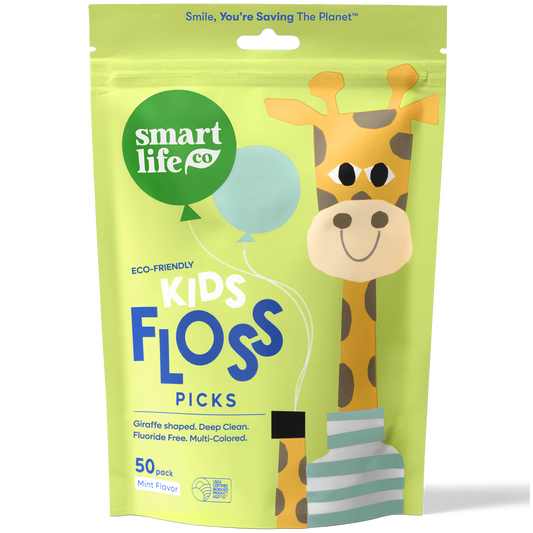 biodegradable kids flossers mint