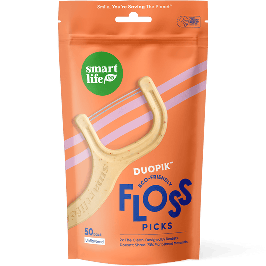 SmartLifeCo DuoPik™ - Unflavored eco-friendly floss pick