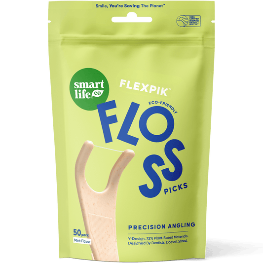 SmartLifeCo FlexPik™ - Mint-flavored eco-friendly floss pick