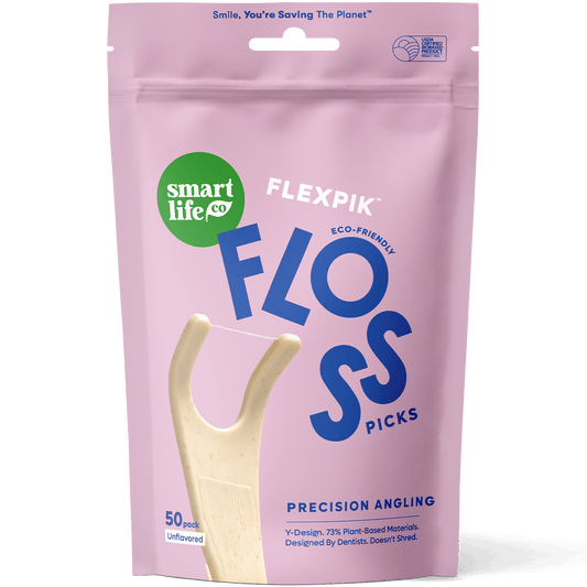 SmartLifeCo FlexPik™ - Unflavored-flavored eco-friendly floss pick